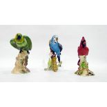 Two various Beswick exotic birds to include No.30, No.927 and a matt glazed Goebel model (3)