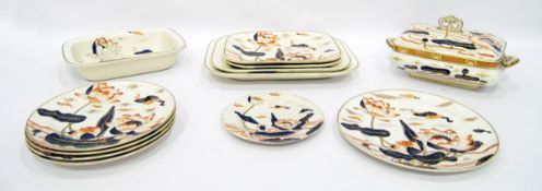 Edwardian pottery part dinner service