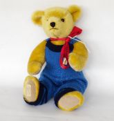 Dean's Ragbook reproduction plush bodied bear, 40cm long approx