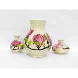 Collection of Moorcroft 'Magnolia' pattern pieces