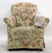 Early 20th century upholstered easy chair