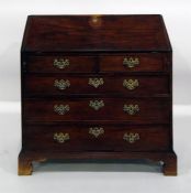 Late 18th/early 19th century mahogany bureau, the