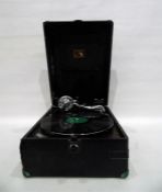 Picnic gramophone, His Master's Voice gramophone p