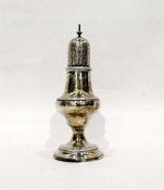 William IV silver sugar sifter, with finely reeded