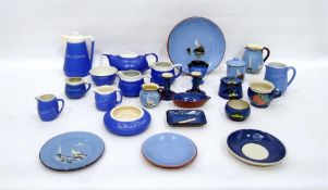 Quantity of West Country pottery, predominantly De