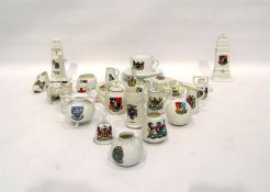 Quantity of crested china