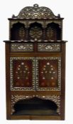 19th century Anglo Indian wall cabinet, allover in