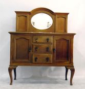 Early 20th century mirror-back sideboard fitted th