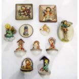 Quantity of Goebel Hummel wall plaques (11)