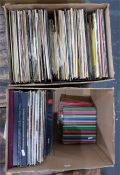 Quantity of long playing records and 45rpm, all ma