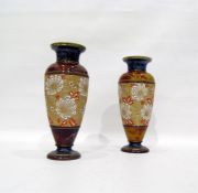 Pair of Doulton Lambeth Slater patent vases, balus