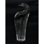 Seguso Arte Vetre glass model eagle, 31cm high