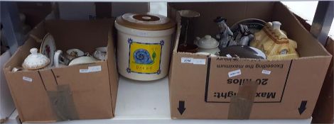 Assorted ceramics including part tea service, whit