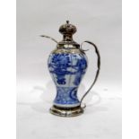 Late 18th century Chinese blue and white porcelain