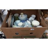 Assorted ceramics including Sylvan Superior cups a
