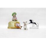 Bing & Grondhal porcelain model of a terrier, a Ru