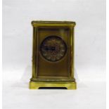 LOT WITHDRAWN 19th century French carriage timepiece, brass, Richard & So, founded 1848 in Paris