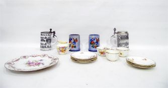 Quantity of ceramics to include Edwardian part tea