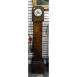 Early 20th century grandmother clock with eight-da
