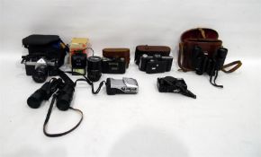 Quantity of cameras, etc including a folding camer