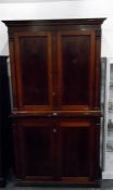 Victorian mahogany collectors/specimen cabinet, th