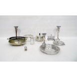 Large quantity of assorted silver plate including