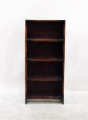 Mahogany bookcase with adjustable shelving, by The