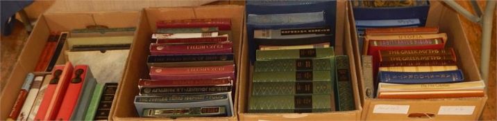 Large quantity of Folio Society including Dickens, Sutcliff, Berlioz, Grimms Fairy Tales illustrated