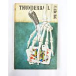 Fleming, Ian "Thunderball", Jonathan Cape 1961, black cloth, blindstamped skeleton hand to front