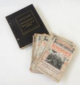 12 volumes of "The Three Castles Cigarettes", Nansen's Farther North and a Jaguar service manual for