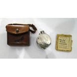 Houghtons Limited 'Ticka' watch camera in pocket watch shaped nickle plated case, original