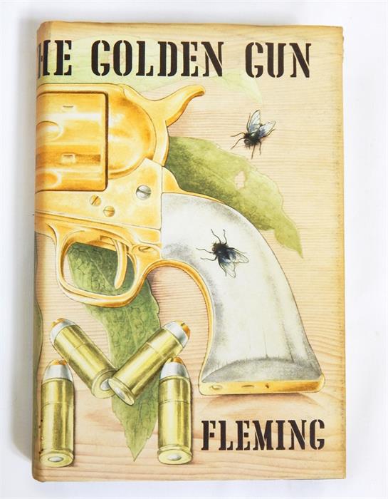 Fleming, Ian  "The Man with the Golden Gun", 1965, black cloth, gilt titles, dj not price clipped