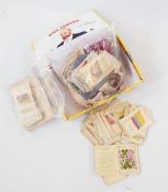Quantity of Kensita's silk cigarette cards to include 'Flags' and other silk cigarette cards to