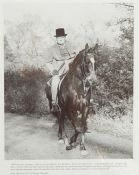 Reproduction photograph of Winston Churchill 'My Early Life' with poem, framed, 31cm x 25cm