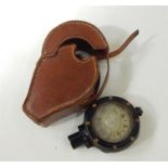 Captain Chetwynd's compass in leather case, patent no. 6965/06