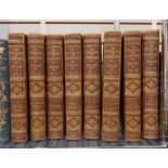 Trollope, Anthony  "The Chronicles of Barsetshire" in 8 vols, Chapman & Hall 1878, pencil notes on
