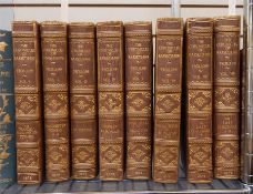 Trollope, Anthony  "The Chronicles of Barsetshire" in 8 vols, Chapman & Hall 1878, pencil notes on