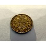 Queen Victoria gold sovereign 1853