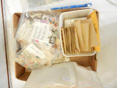 Quantity of world stamps in bags and some covers, 100's of items and a lot of sorting