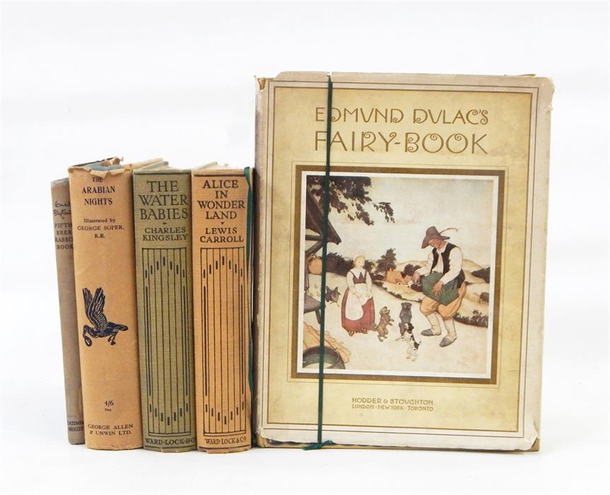 Dulac, Edmond  "Edmond Dulac's Fairy Book", Hodder & Stoughton, colour plates tipped in, dec half