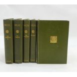 Balzac, H. 'Works'  Caxton Edition 1896, frontis to each vols, green cloth, gilt initials to front