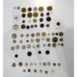 Quantity of Roman coins, mainly poor condition and a small collection of silver coins including 1885