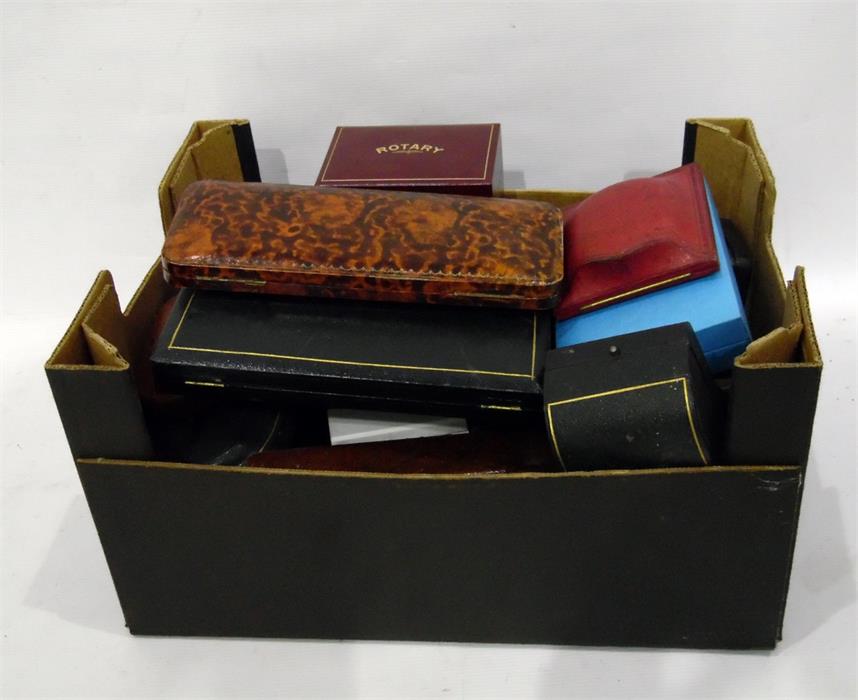 Quantity of jewellery boxes and watch boxes (empty) (1 box) - Image 2 of 2