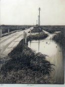 Charles William Taylor (1878-1960) Original etching “Beyond Chadwell St Mary”, limited edition,