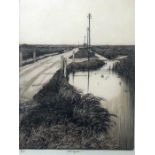 Charles William Taylor (1878-1960) Original etching “Beyond Chadwell St Mary”, limited edition,