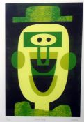 Lo Cole Limited edition screen print  "Green Guy",