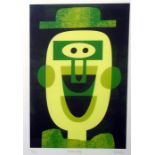 Lo Cole Limited edition screen print  "Green Guy",