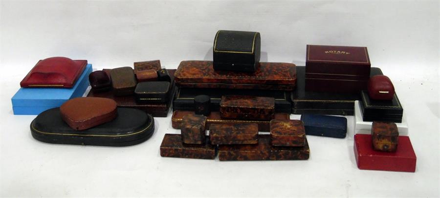 Quantity of jewellery boxes and watch boxes (empty) (1 box)