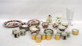 Booths 'Dovedale' part tea service, assorted coffe