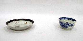 Worcester blue and white teabowl decorated with co